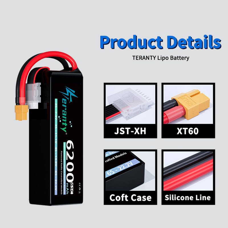 TERANTY 6S 6200mAh Lipo Batter - Lipo Battery 6S 评论和价格