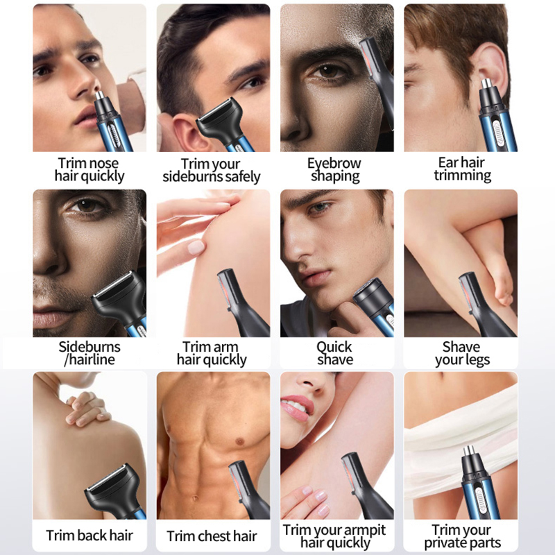 Electric Nose Ear Hair Trimmer - 4 In 1 Esc 评论和价格