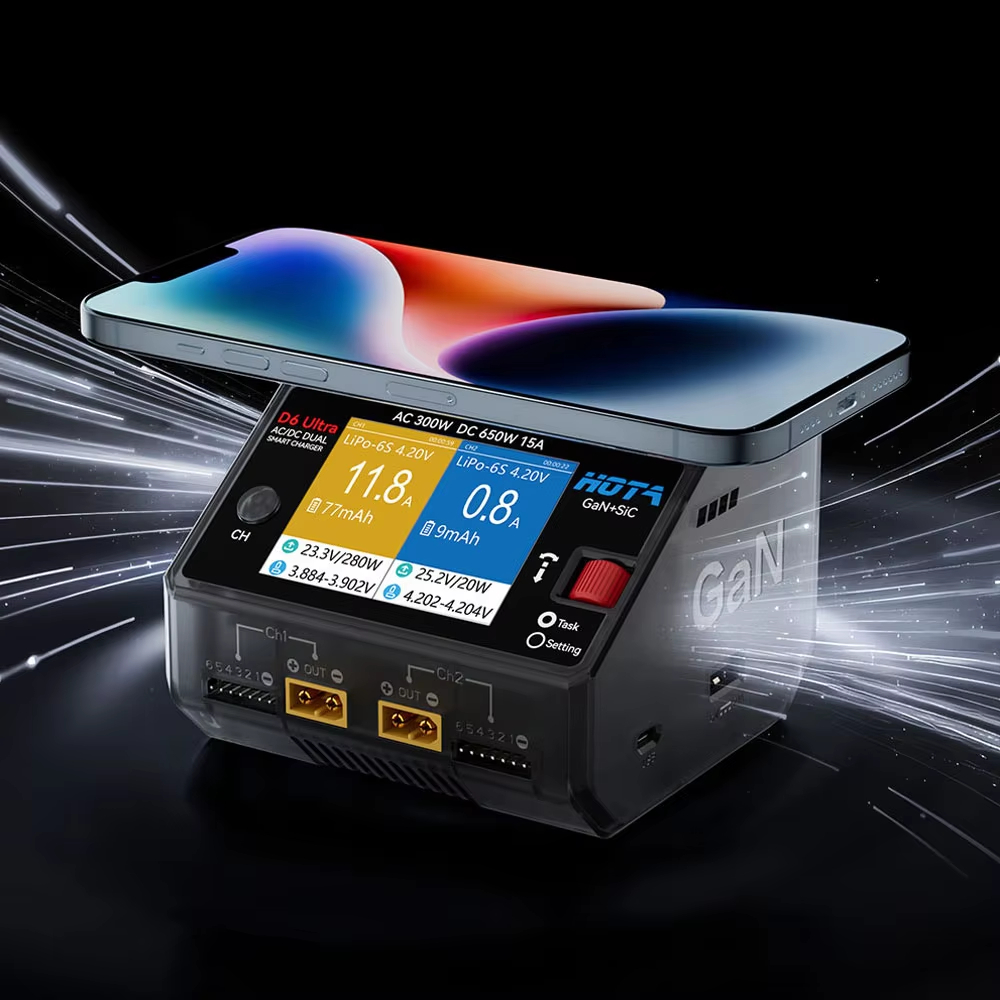 HOTA D6 Ultra GaN+SiC Dual Cha - Balance Charger Rc 评论和价格