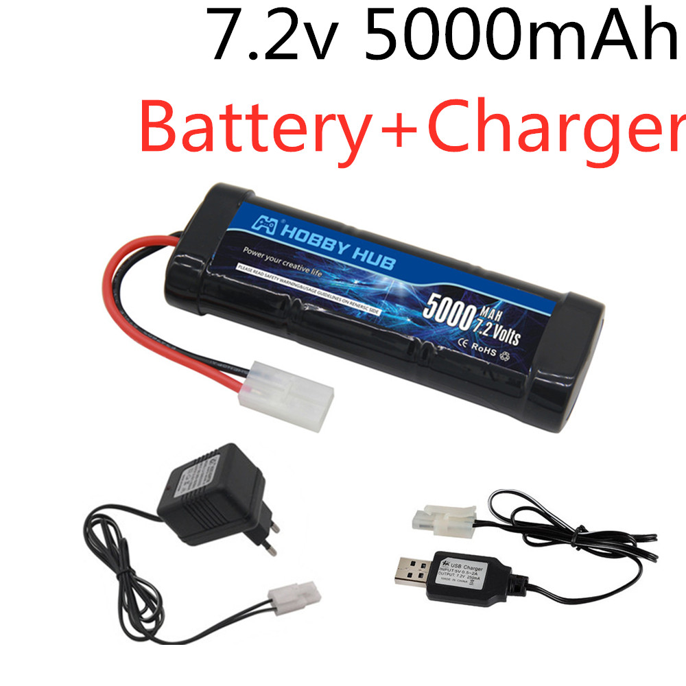 7.2V 5000mAh Ni-MH Battery Pac - Balance Charger Rc 评论和价格