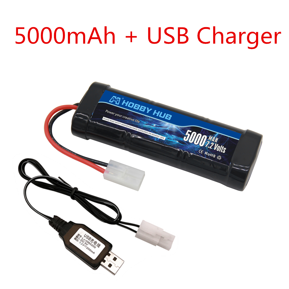 7.2V 5000mAh Ni-MH Battery Pac - Balance Charger Rc 评论和价格