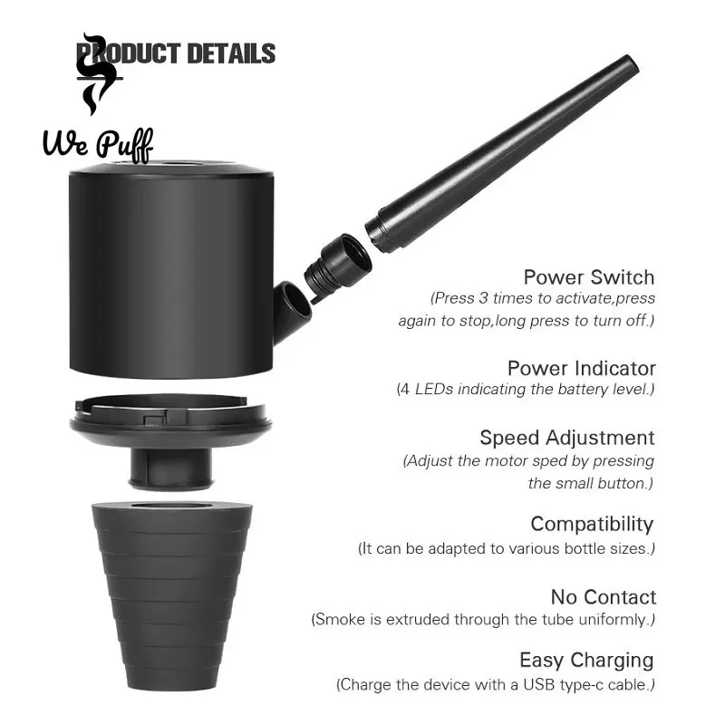 WE PUFF Shisha Blower Automati - Smoke Stopper 评论和价格