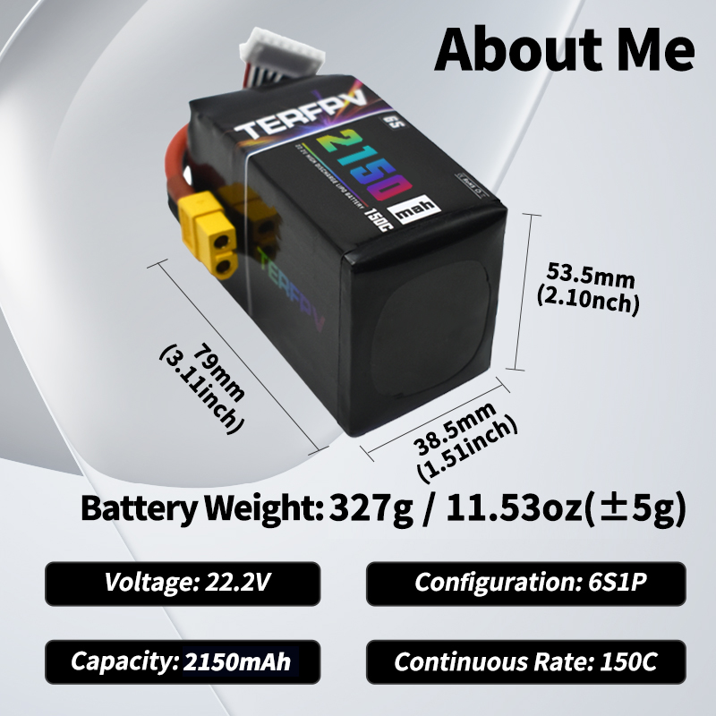 TERFPV Lipo Battery 6S 22.2V 1 - Lipo Battery 6S 评论和价格