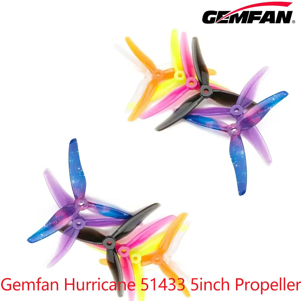12Pairs Gemfan Hurricane 51433 - 5 Inch Propeller 评论和价格