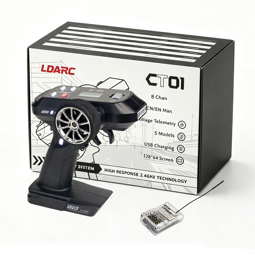 LDARC CT01 2.4G 8CH Two-Way Ra - Radio Transmitter 2.4Ghz 评论和价格