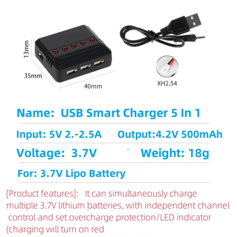 Syma X5HW X5HC X5C X5SW 3.7V 5 - Balance Charger Rc 评论和价格