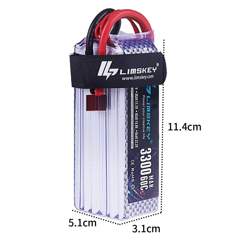 Brand NEW 3300mah 22.2V 60C 6S - Lipo Battery 6S 评论和价格