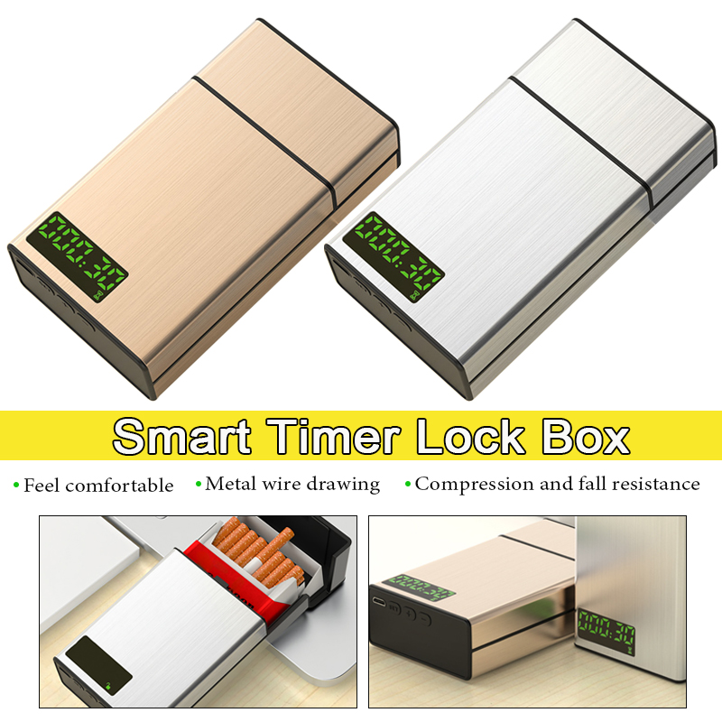 Smart Cigarette Box Aluminum S - Smoke Stopper 评论和价格