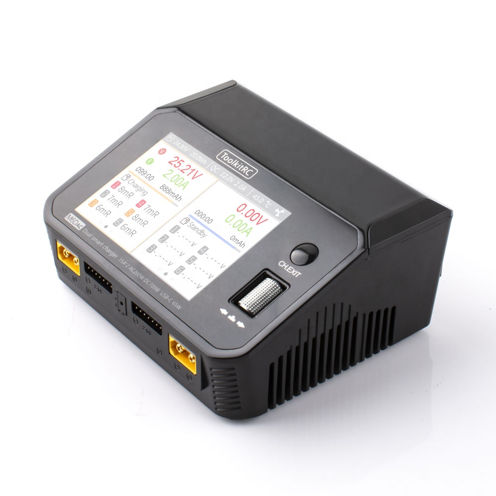 Toolkitrc M6DAC 350W X 2 USB-C - Lipo Battery 6S 评论和价格