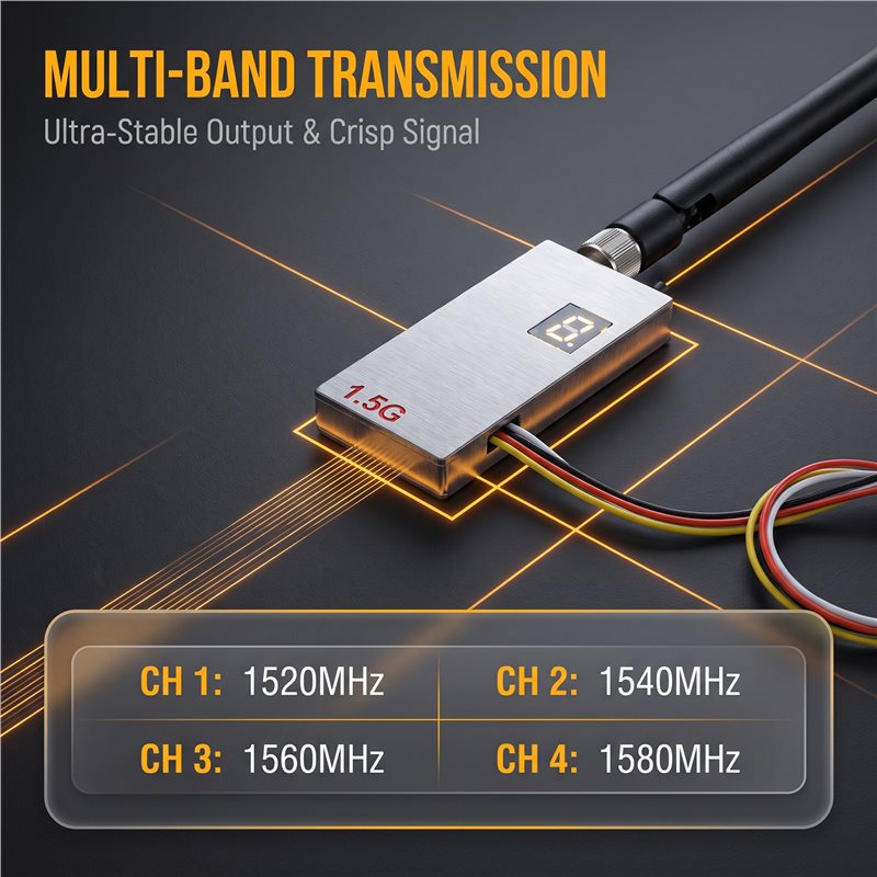 MACH-1.5G 2W FPV VTX+Antenna 1 - Drone Antenna 评论和价格