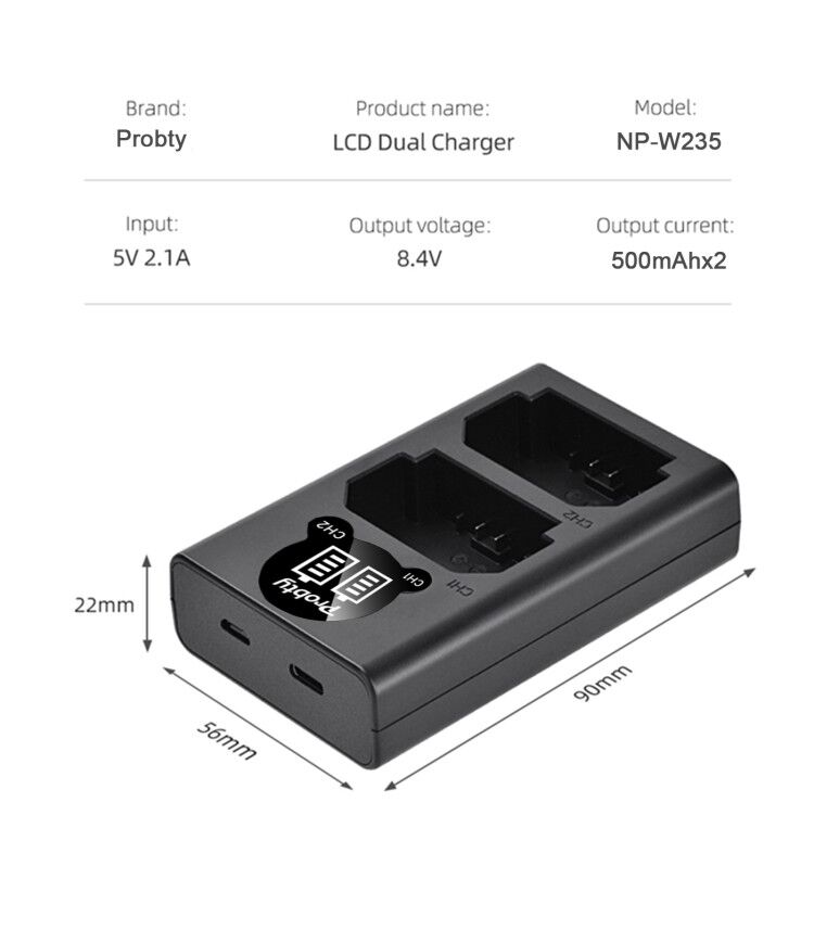 2200mAh NP-W235 NP W235 Batter - Drone With Camera 评论和价格
