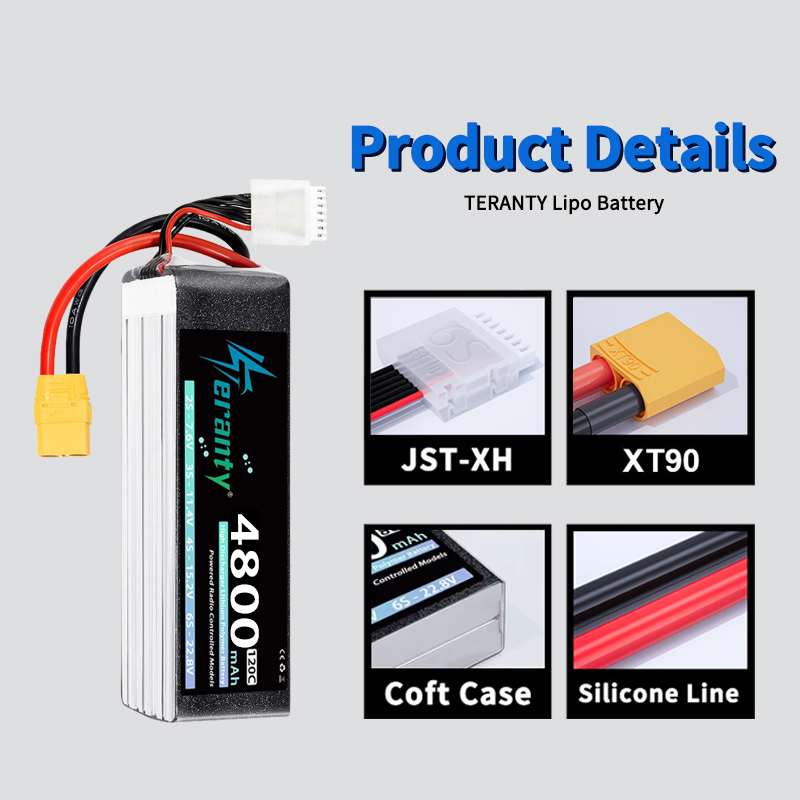 TERANTY 6S 4800mAh Lipo Batter - Lipo Battery 6S 评论和价格