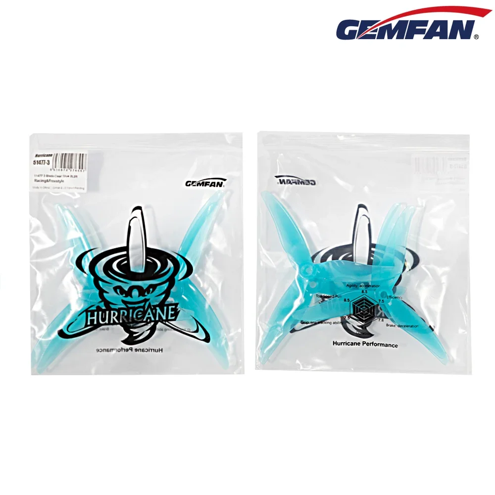 10Pairs (10CW + 10CCW) Gemfan  - 5 Inch Propeller 评论和价格
