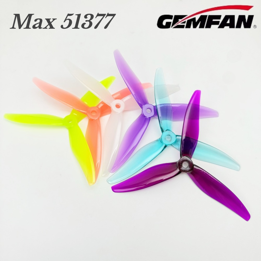 2Pairs Gemfan Hurricane 51377  - 5 Inch Propeller 评论和价格