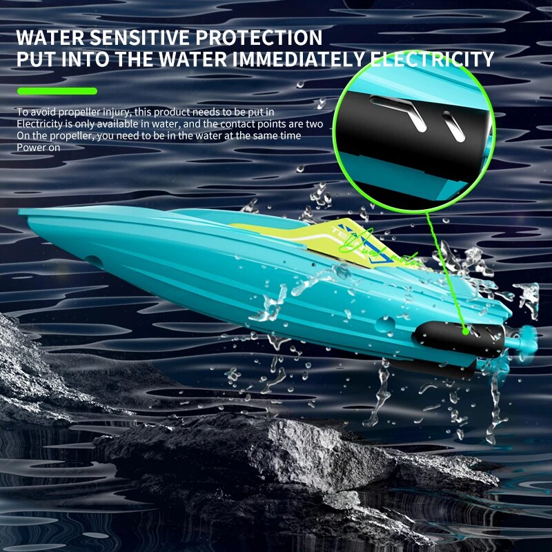 2.4G Mini RC Boat 10km/h High  - Radio Transmitter 2.4Ghz 评论和价格