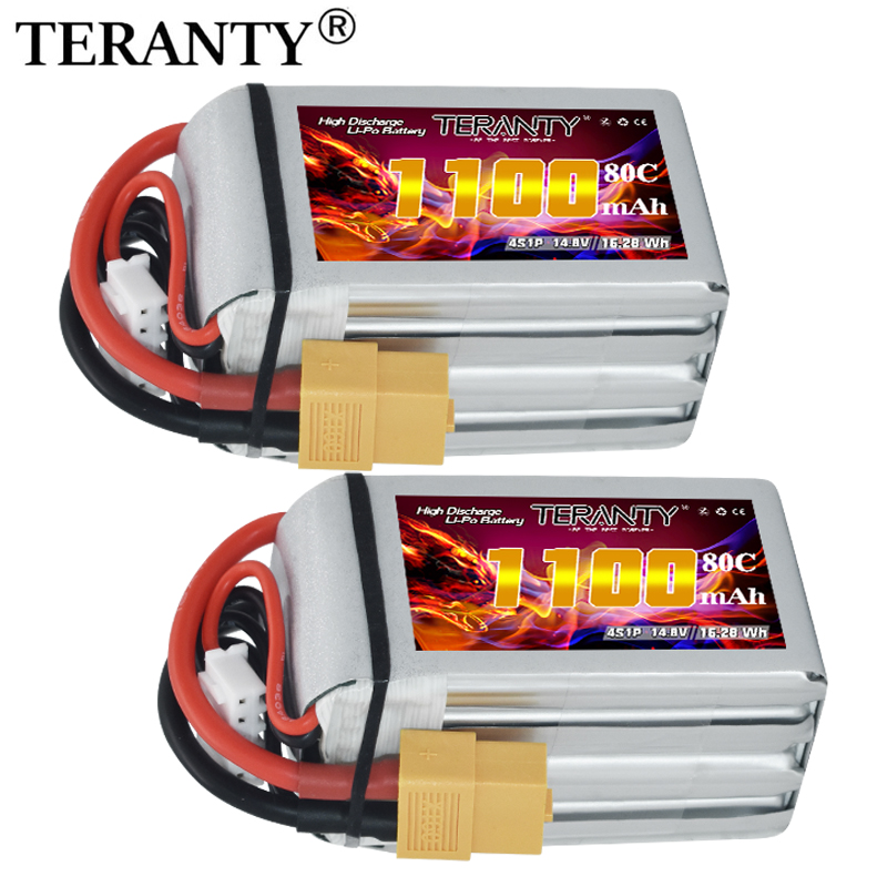 TERANTY 4S 1100mAh 80C/160C Li - Lipo Battery 4S 评论和价格