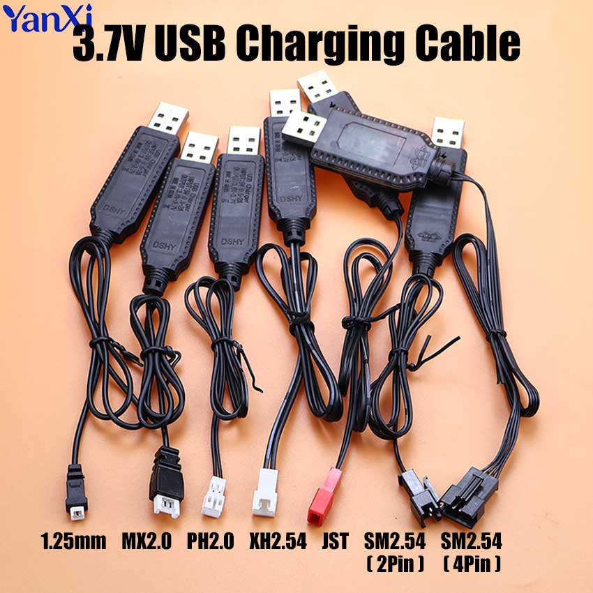 USB Charger Cable For 3.7V Lit - Balance Charger Rc 评论和价格