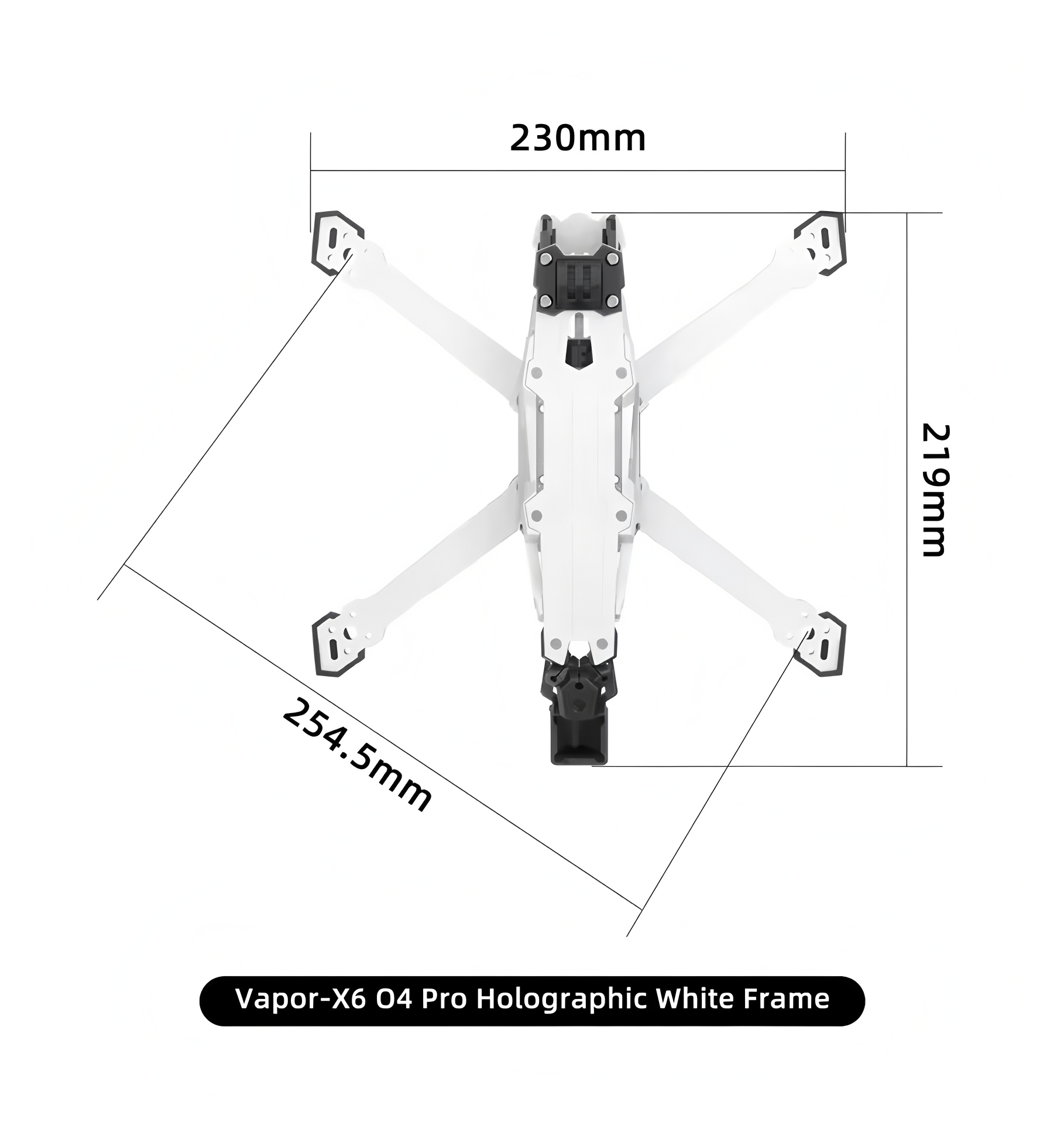 GEPRC Vapor D5/x5/x6 O4 Pro Fr - Carbon Fiber Drone Frame 评论和价格