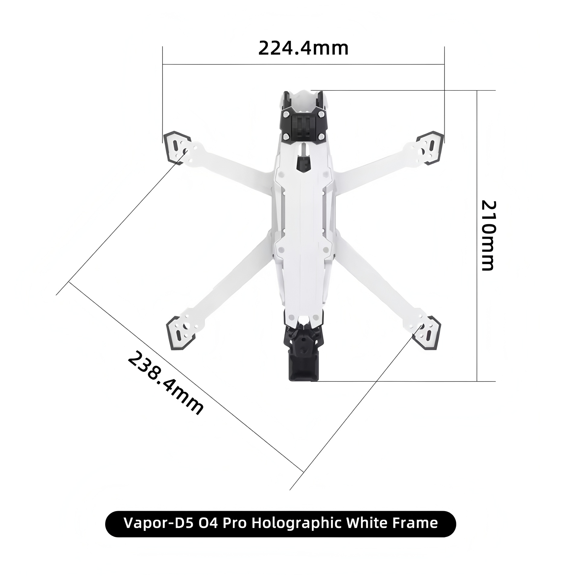 GEPRC Vapor D5/x5/x6 O4 Pro Fr - Carbon Fiber Drone Frame 评论和价格