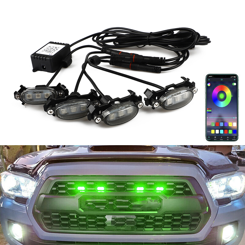 Car Grille LED Lights For Toyo - Smoke Stopper 评论和价格