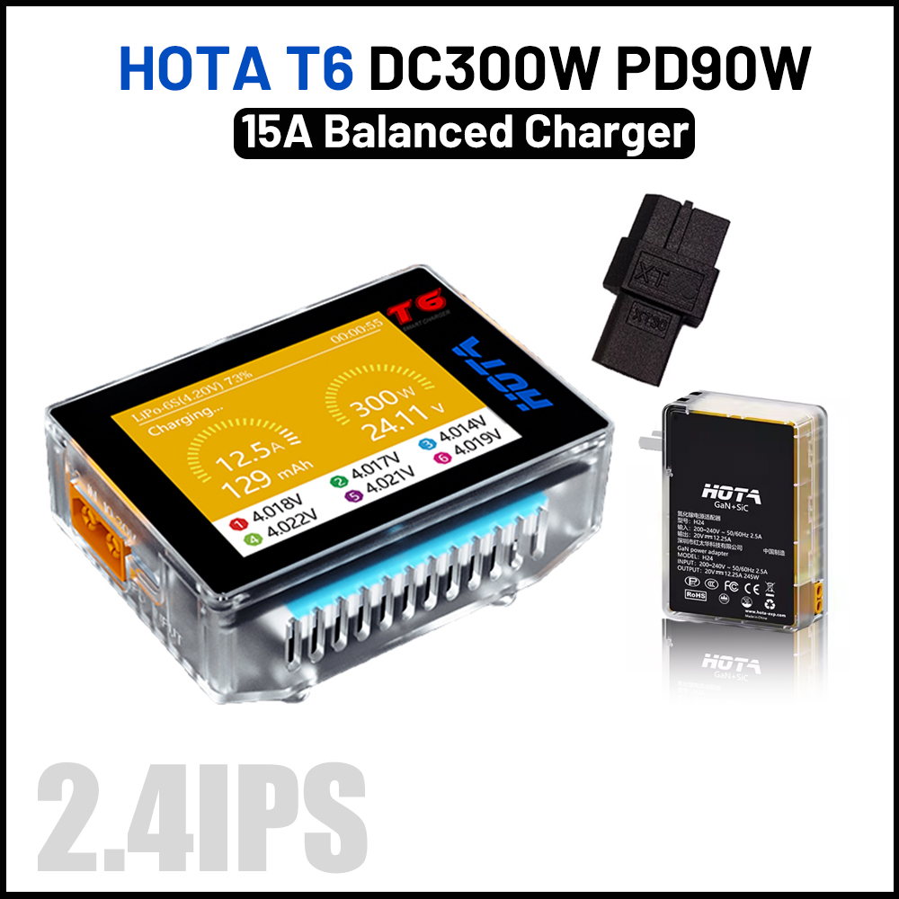 HOTA T6 300W Intelligent Charg - Balance Charger Rc 评论和价格