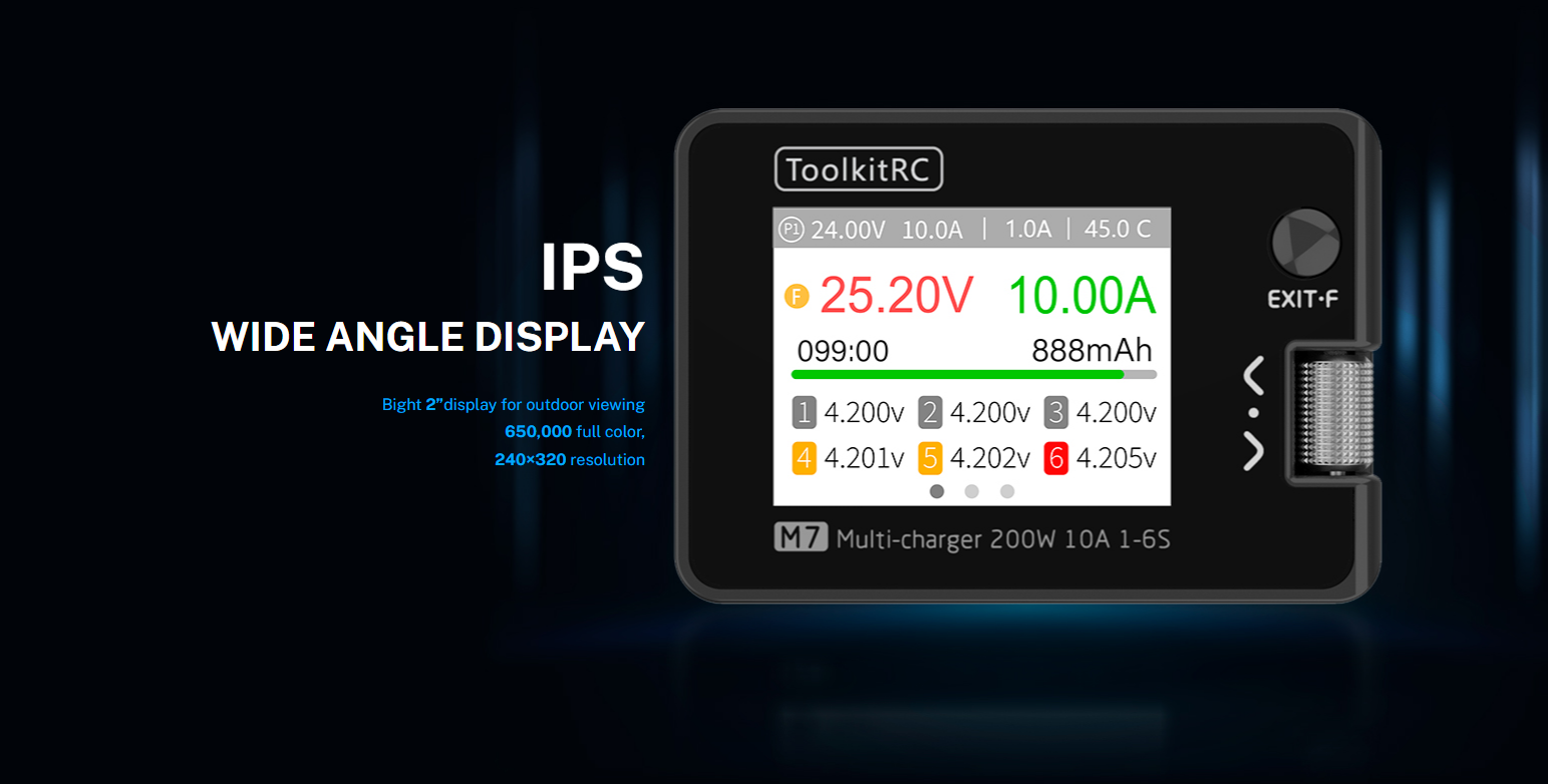 ToolkitRC M7 Lithium Battery B - Balance Charger Rc 评论和价格