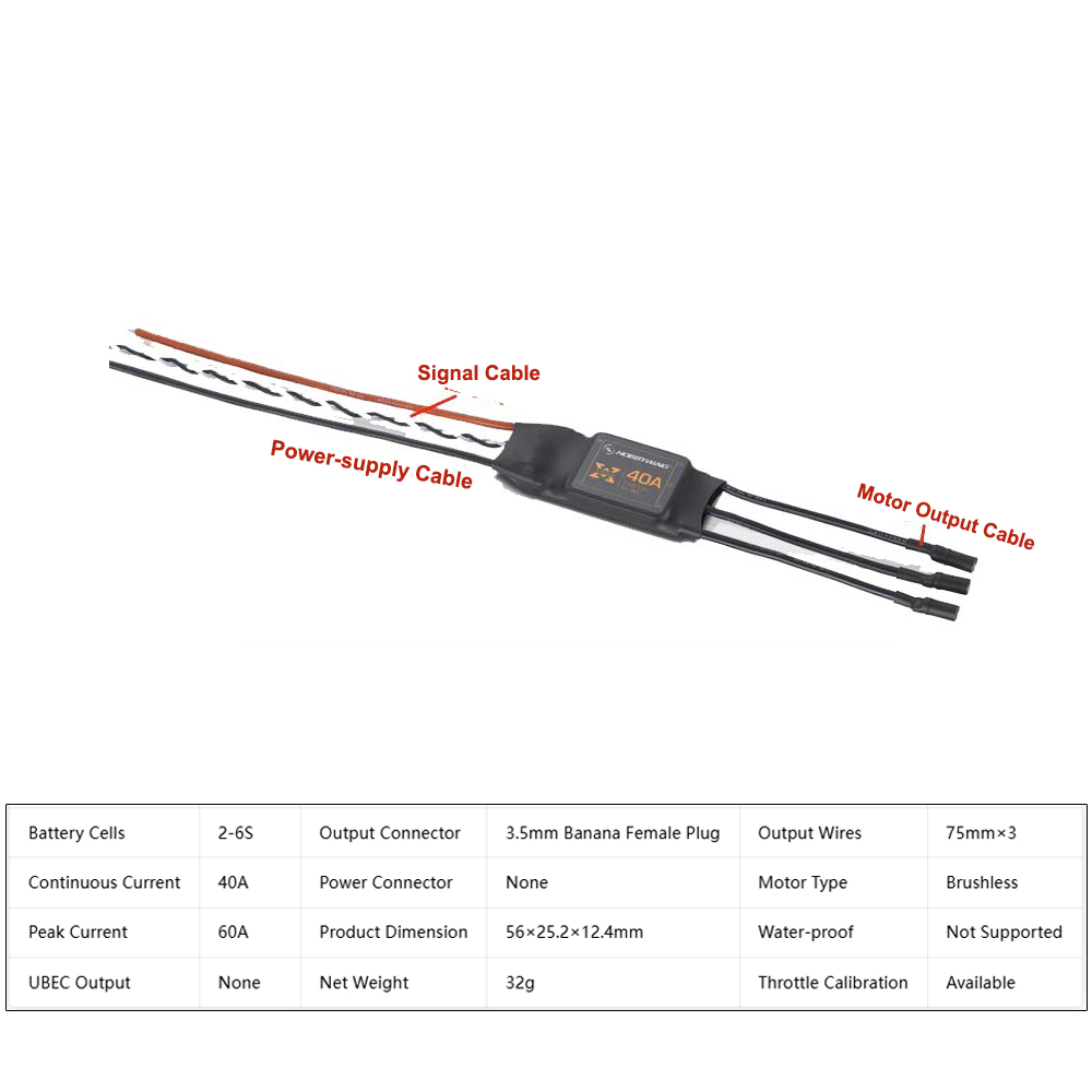 Hobbywing XRotor 40A Brushless - 4 In 1 Esc 评论和价格