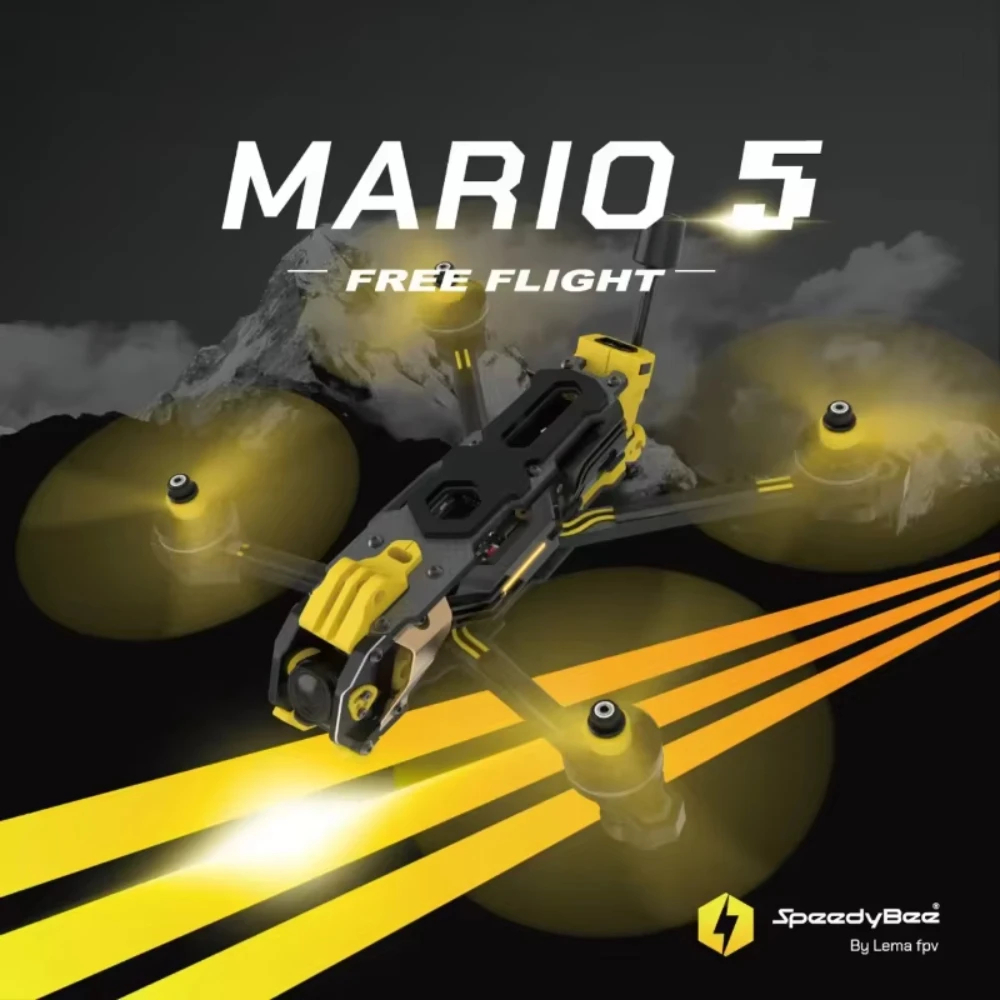 Speedybee Mario 5 O4 Frame Kit - Carbon Fiber Drone Frame 评论和价格