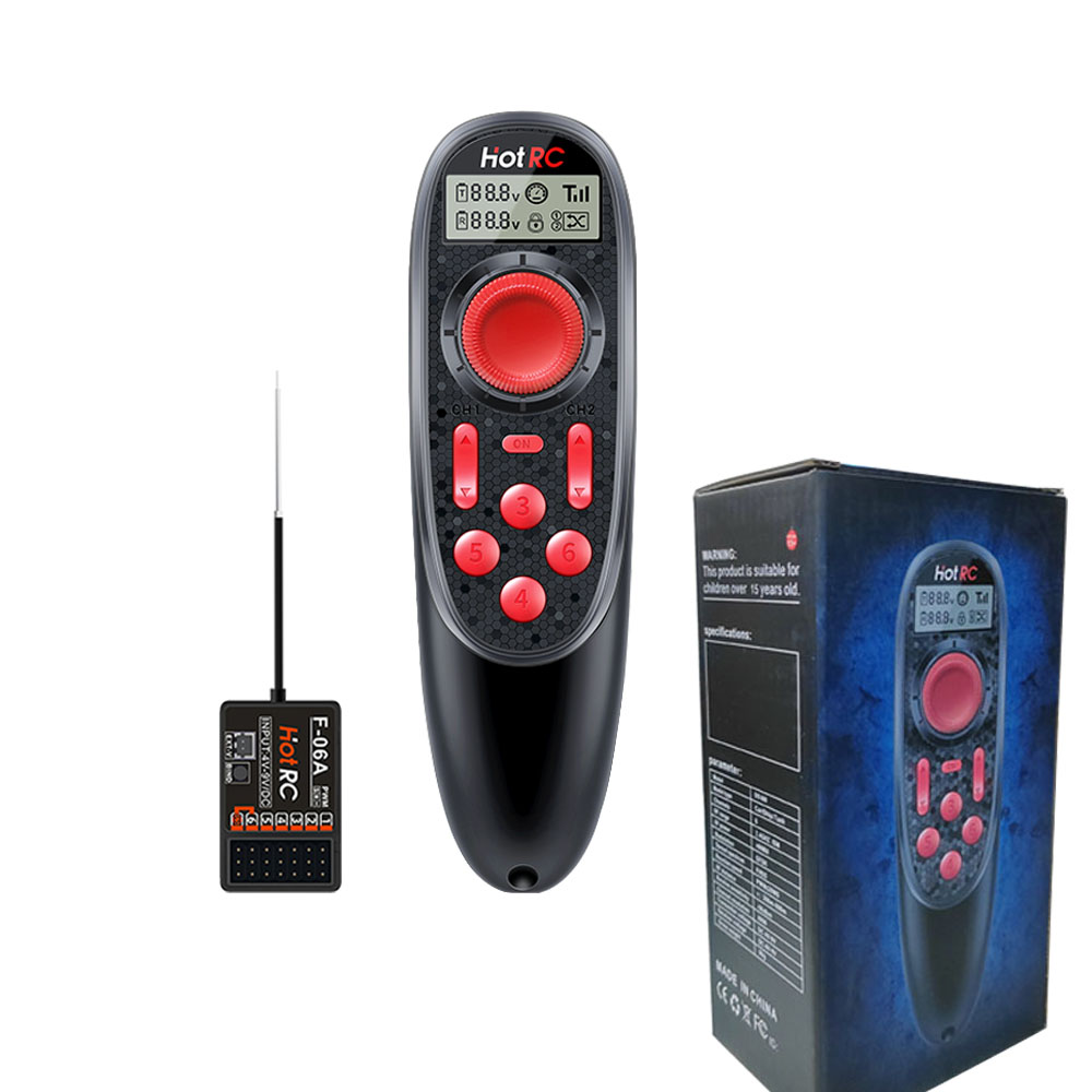 HOTRC DS-600 2.4GHz 6CH RC Boa - Radio Transmitter 2.4Ghz 评论和价格