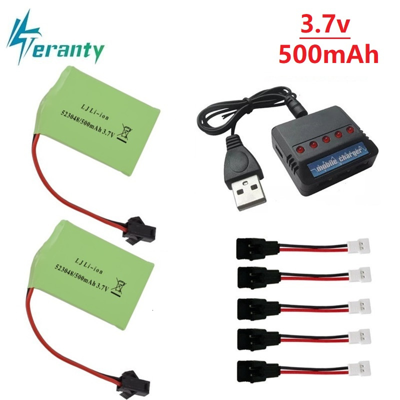 3.7V 500mAh 523048 Li-ion Batt - Balance Charger Rc 评论和价格